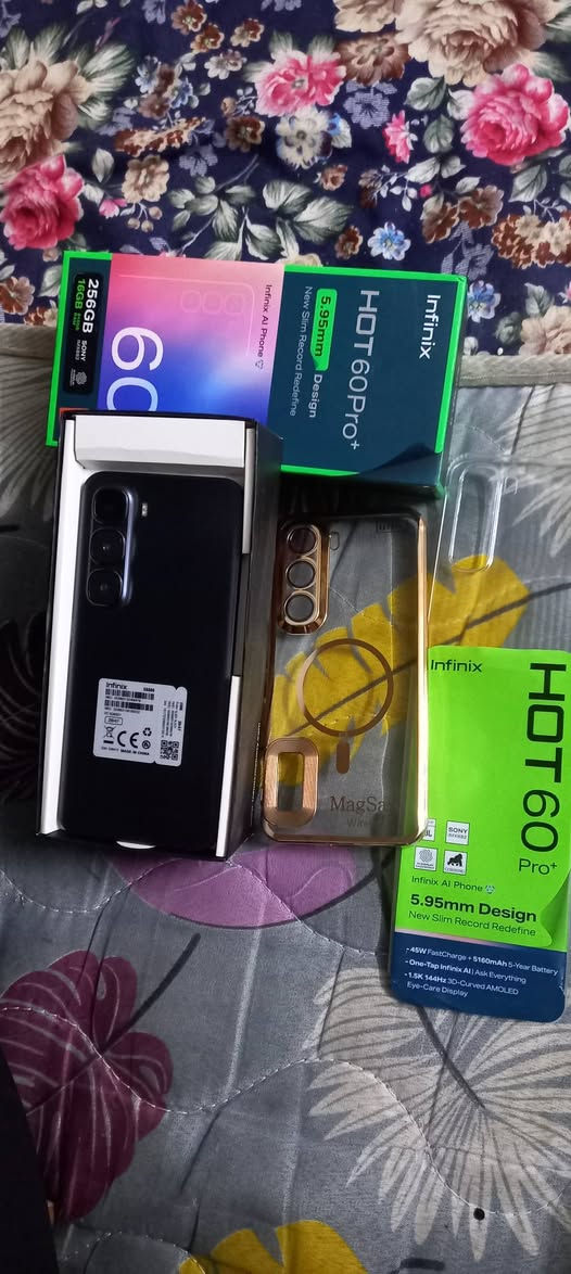 سلام عليكم موبايل HOT60Pro
جديد جديد مستخدم يومين فقط كلشي جديد كارتونه وكل غراضه موجوده مامشحون ولامره بعده بلادي جديد
وات بارحه مشتري
الذكره 256
الاعشوائي 16
بصمه بوجه  واصبع
شاشه منحنيه
ضد المي
البطاريه5160
سليمانيه
السعر325


**إذا كنت صاحب هذا الإعلان وتريد حذفه لأي سبب، رجاءا أرسل رسالة إلى الدعم الفني**