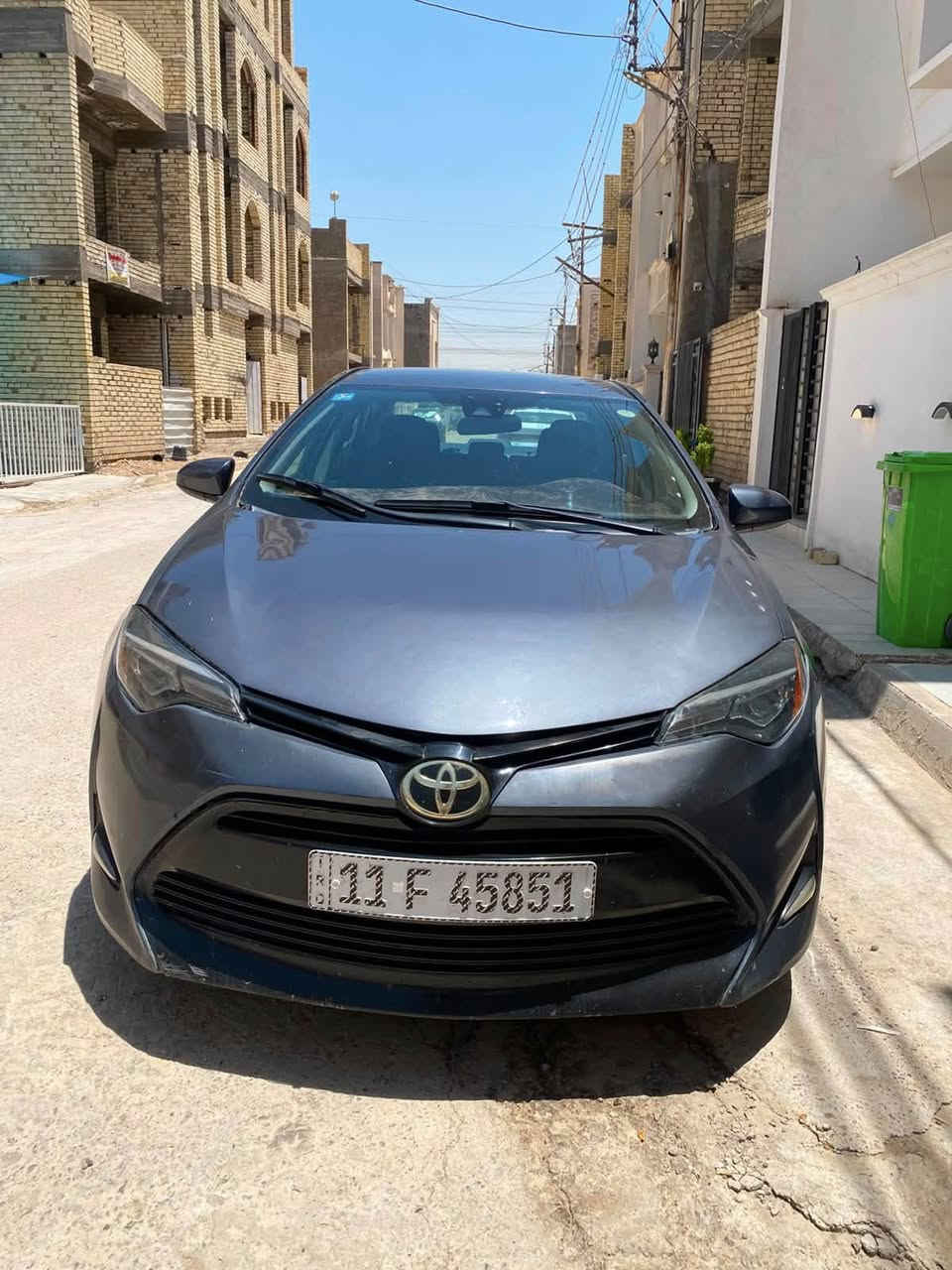 لسلام عليكم 
سياره كورلا 2019 ELللبيع 

الموصفات 
تحكم استيرين
شاشه 
SL
وموصفاته معروفه 
حدايه جديده تخم تاير جديد 
وارد أمريكي حادثه موجوده بل صوره 
للاستفسار ‭0770 039 1481‬ مكان السيارة الدورة

السعر 110 وبيه مجال
