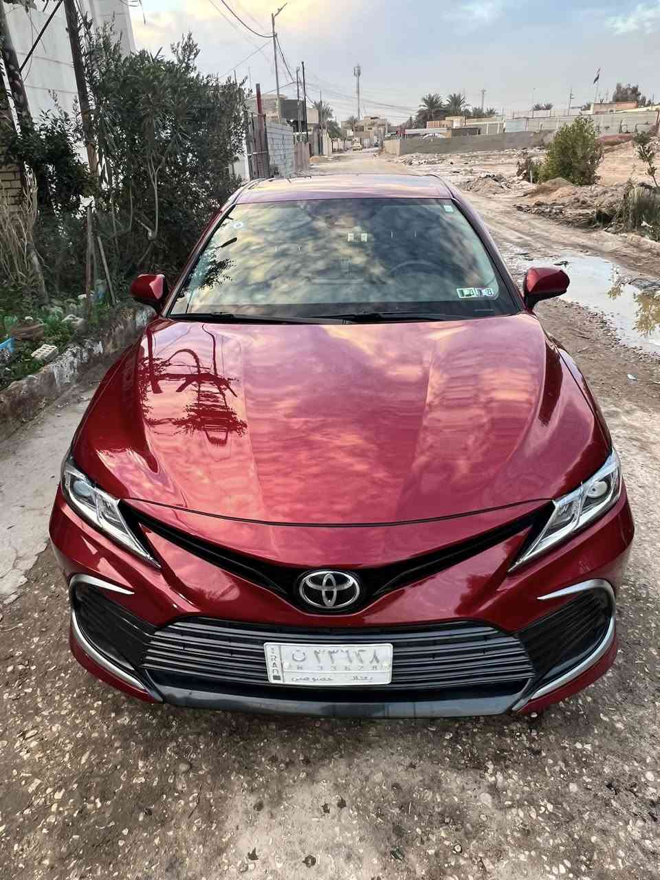 كامري موديل ٢٠٢٢ اللون ماروني
مواصفات le 
وارد امريكي حادث باب خلف السايق مبدل نفس اللون وصور الحادث مرفقه 
معوقين السياره رقم بغداد 
السعر ١٦٥ هاتف ***********
