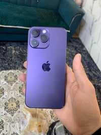 14 برو ماكس دبل شريحة  ذاكرة256 بطارية80(ما مرفوعة بلادية) ماستر شرق ا...