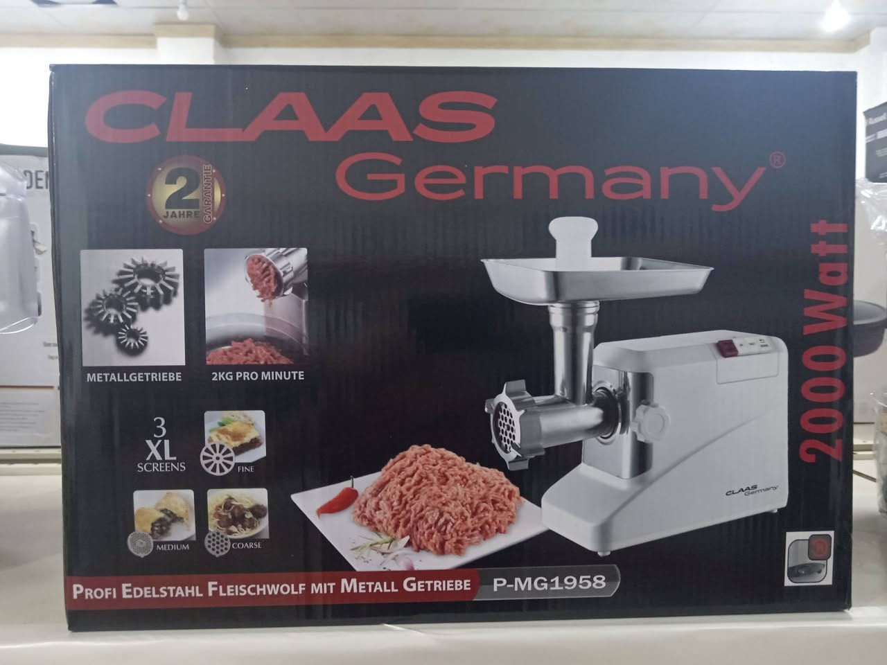 متوفر مكينه مثرامه ماركه اصليه كلاس جيرمني ٢٠٠٠ واط دشالي حديد للاستفسار خاص اخوان


**إذا كنت صاحب هذا الإعلان وتريد حذفه لأي سبب، رجاءا أرسل رسالة إلى الدعم الفني**