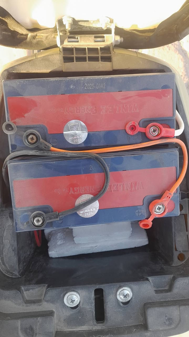 سلام عليكم دراجه شحن ار ٩ مديل ٢٥ جديده كلش ستخدم قليل جاهزه مجهزه بطاريات الحجم كبير مكانه البصره زبير رقم مبايل ***********
