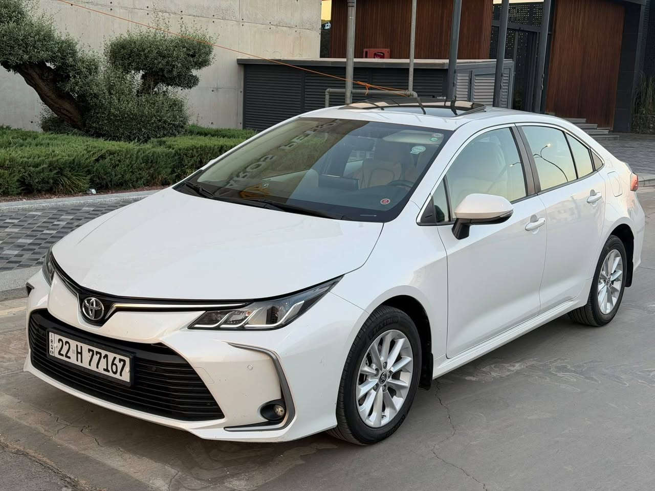 Toyota corola 2022 gli ***********
خلیجی سپی سەدەف . مواسەفات فول . بەسمە . سڵاید . کوشن کارەبا . ویل کەپ . شاشە . کامێرا . سفری شەریکەی ساز . بۆیاخ و ساردی نیە 80 هەزار کم ڕۆشتوە . سعر 162$$  مەجالێ زۆر کەم . شوێن سلێمانی السليمانية, العراق
