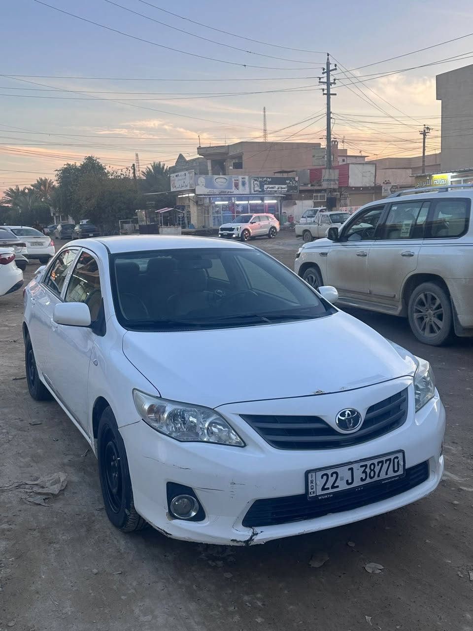 السلام عليكم 
للبيع كورلا 2013
السياره كير محرك بشرط 
السياره نظيفه 
كير اوتماتيك 
رقم اربيل شرط التحويل 
رقم الانكليزي الجديد 
السعر 135 وبيها مجال للشراي 
***********
