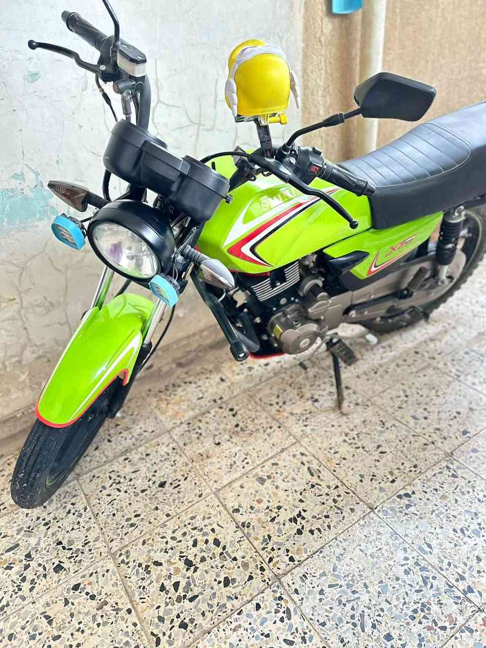 السلام عليكم للبيع
دراجه شايلنك مرقم كامل لوحتين إنكليزي تحويل ثاني يوم 

موديل 2023🚨
لون اخضر
دراجه خير من الله مكفلوله من كلشي مكينه خير من الله 
الدراجه احله من الصوره تجي وتشوفها بعينك 🧿🧿
رحمه لوالديكم إلي مو شراي لا يتعبني ولا يكسر بحلال العالم 
مكاني صلاح الدين /تكريت الاستفسار الاتصال عل رقم ***********
