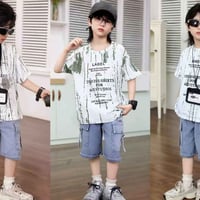 سيت كامل • قطني كوري • مقاسات ٥-١٣