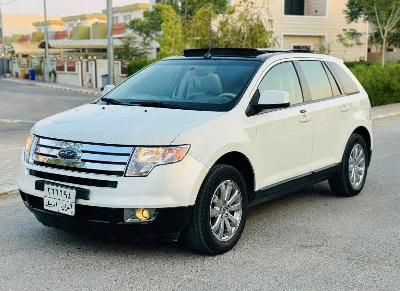 سلام عليكم
فورد ايدج 2010 خليجي فول موصفات SEL 
سعر ( 87 )او بي مجال بسيط 
رقم الموبايل ***********
مكفول من الصبغ عدا جاملغ خلفي 
صور سونار مرفقه 
حجم المحرك 3500
تبريد لمس ثلج تبريدة 
ايرباكات سلميه 
اي بي اس 
جامات كهرباء
كوشن كهرباء
شاشه جبير
سقف بانورما 
دواخل بيجي كشنات جلد
ويل استيل 
كامرة خلفي 
دبل صالصنه 
رقم اربيل سنويه ساقطه تريد تحويل تريد وكاله 
مكان سيارة خانقين
