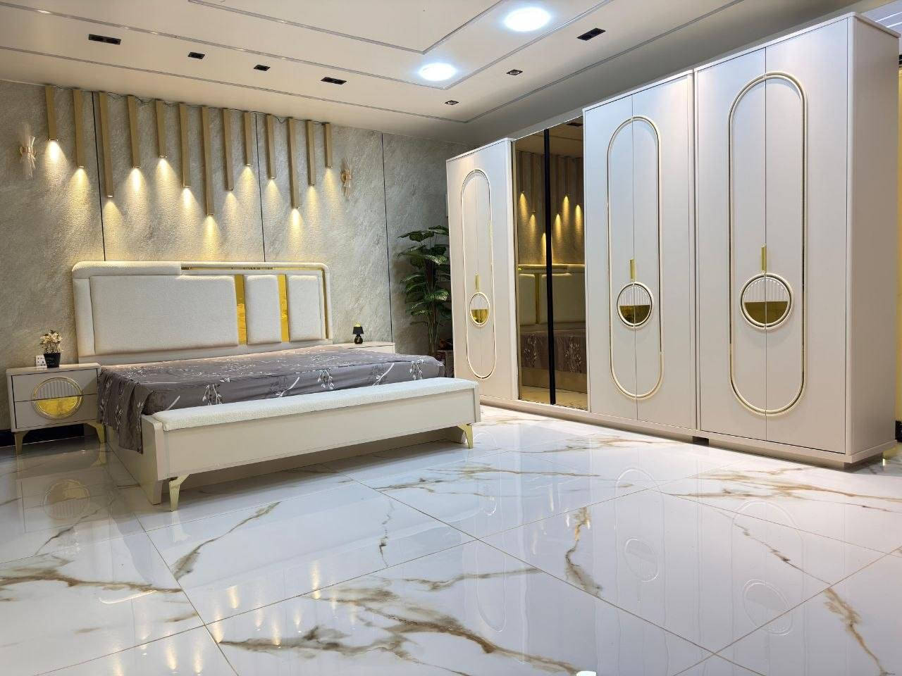 *موديل           كركر            الميتاليك*

*10 قطع             كنتور ملحق    340🎁*

❇️ قياسات ضخمه 
❇️ ميز تواليت عملاق
❇️ اللون الجديد المتميز 
❇️ السرير والشازلونه مخزن
⭕️ زجاج ذهبي مطلي   و   *مطّرش*

🆘 *الأطراف بروفيل*  🆘✨✨✨

❇️ المصنع الأصلي 
❇️ برغي حديد 

⭕️               *نقش MDF*


**إذا كنت صاحب هذا الإعلان وتريد حذفه لأي سبب، رجاءا أرسل رسالة إلى الدعم الفني**