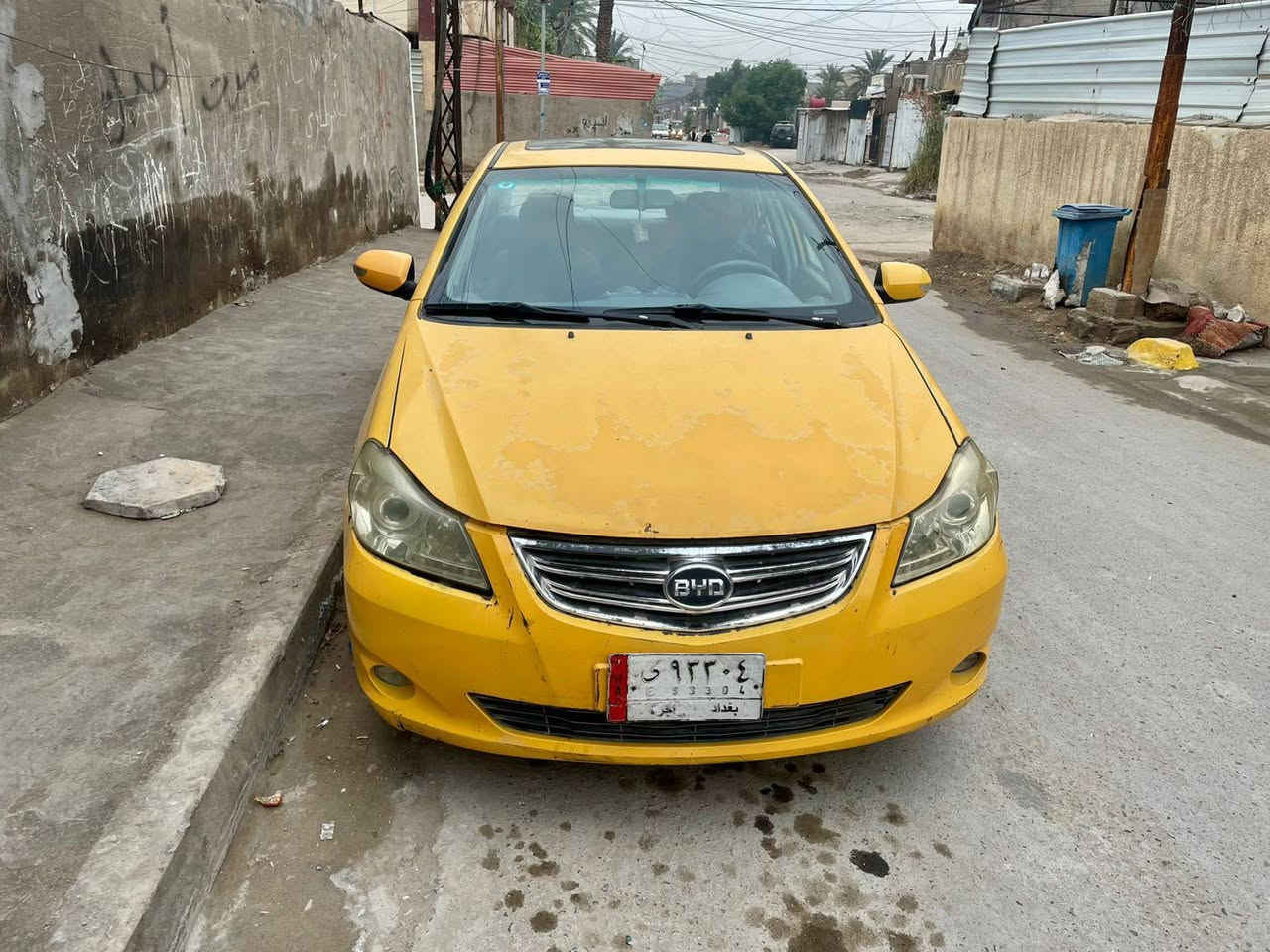 بي وايدي g3 مودل 2013 كير مني كوبره مصفره هيه وغرامات سنويه رقم نكليزي بس ممستلم لوحات مكفولة صبغ وضربه السعر ٤١ وبيها مجال مكاني بغداد حي اور ***********
