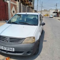 رينو لوكان 2009 طخم تاير جديد سياره نظيفه 07701699358 07509353934