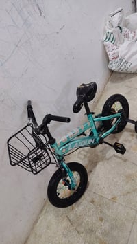 ٢ بايسكلات • زنجيل طايح • أزرق ١٦ أخضر ١٢