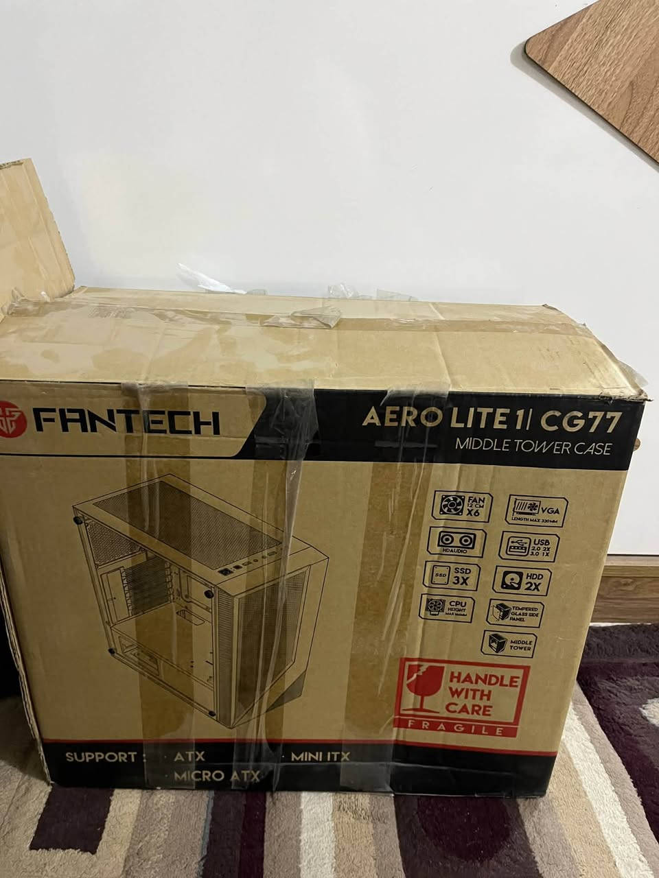 قطع حاسبه للبيع الاسعار ثابته اخوان
كيس fantech aero lite white 3 fan

السعر ٥٥ مع التوصيل قفل

باور segotep 600w 80+ gold fully modular

السعر ٧٥ مع التوصيل قفل

اذا تاخذهم ثنينهم السعر ١١٥ مع التوصيل قفل*

مبرد deepcool ag400 بيها قاعده للانتل فقط 

السعر ٢٣ مع التوصيل قفل


**إذا كنت صاحب هذا الإعلان وتريد حذفه لأي سبب، رجاءا أرسل رسالة إلى الدعم الفني**