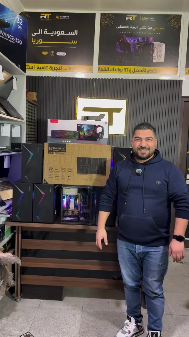 🚨 عرض قوي لعشاق الكمبيوترات 🚨
جهاز متوفر حالياً وبسعر منافس 🔥
إذا حابب تعرف المواصفات الكاملة والسعر 👇
💬 اكتب نقطة (.) بالكومنت
ونبعتلك كل التفاصيل مباشرة 📩
لا تضيع الفرصة… يمكن يكون الجهاز المناسب إلك 😉
📍 العنوان: دمشق – البحصة – ساروجة – مقابل فرن مرحبا – الطابق الأول
📞 للاستفسار:
0980829966 (أجهزة الـPC ومستلزماتها)
0988779070 (اللابتوبات والإكسسوارات)
🚚 توصيل داخل دمشق
📦 شحن لجميع المحافظات السورية
📲 واتساب: https://wa.me/0988779070⁠�
📲 تلغرام: https://t.me/Rabeetrading⁠�
📲 إنستغرام: https://www.instagram.com/rabe3trade?igsh=MWV1NjJja3l4eGI3bw==⁠�
#عروض #كمبيوتر #PC #Gaming #دمشق #تكنولوجيا


**إذا كنت صاحب هذا الإعلان وتريد حذفه لأي سبب، رجاءا أرسل رسالة إلى الدعم الفني**