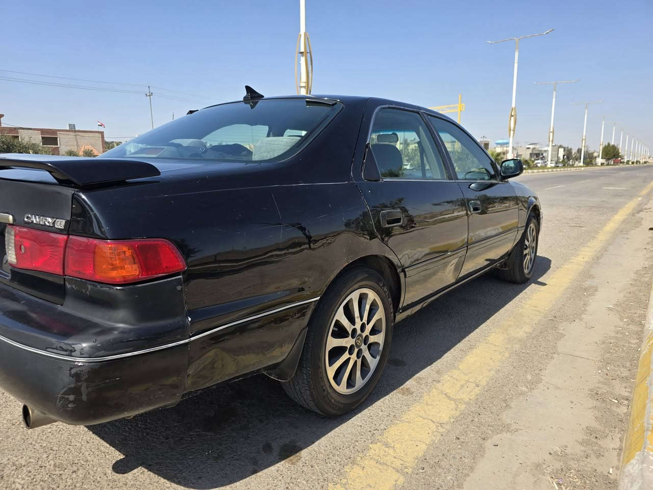 كامري موديل 2000 وارد أمريكي
رقم بغداد  محرك 2200 سياره خير من الله للاستفسار اتصل *********** مكان السياره فلوجه السعر 78 وبيه مجال
