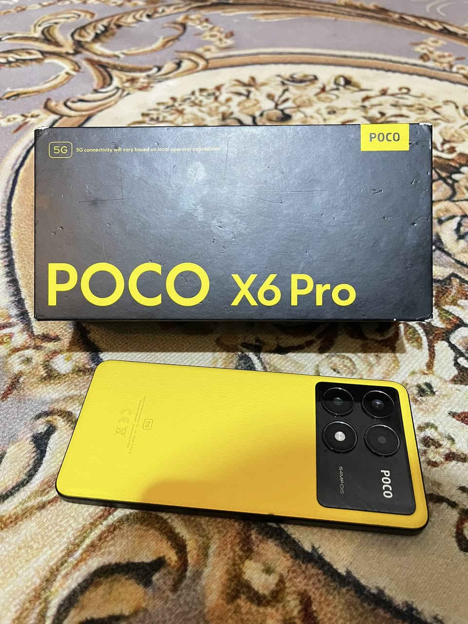 سلام عليكم جهاز البيع POCO X6 Pro 5Gذكراه 512جهاز 120فريم بل بوبجي جهاز نضيف ملحقاته وياه ￼ استخدام شخصي كلشي مابدل بيه جهاز مكفول رقم الهاتف *********** ￼
