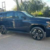 تاهو ٢٠ وارد امريكي قطعتين صبغ وكلير بالباب ماشي ١٢٩ألف الضرر بدون شاه...