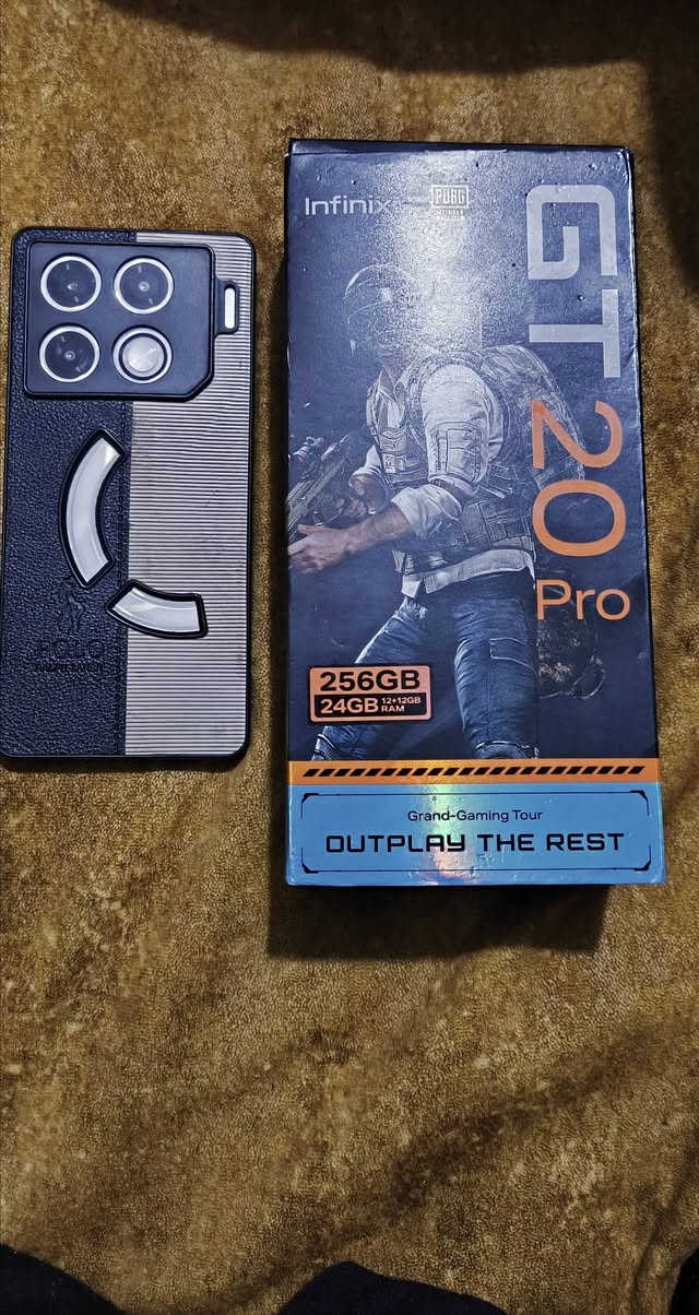 نفنكس جيتي 20برو
GT  20 PRO _
_معالج دايمنستي 48200نانو 
_شاشه أموليد، 144 هرتز، مليار لون،1300شمعه 
_اندرويد 15
_ذاكرة 256/رام24
_كامره 108
_سيلفي32
_الصوت مضاعف، ستيريو
_شحن 45واط
_بطارية 5000
_تيربو العاب
_120فريم ببجي
_للبيع250
*********** 
***********
