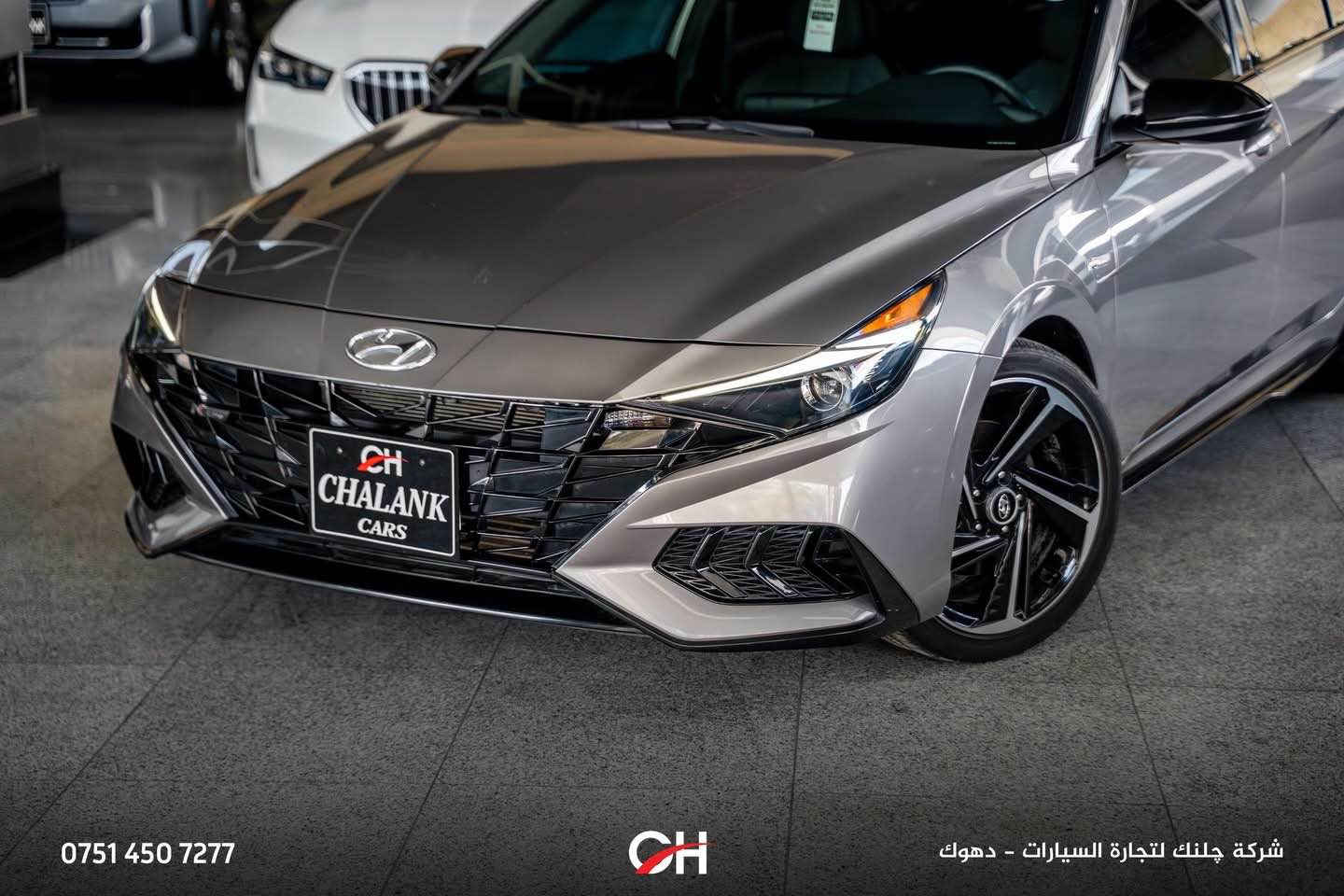 Hyundai Elantra N Line
السنة: 2023
الممشى: 30,000 ميل
الوارد: أمريكي (USA)
رقم الشاصي (VIN): KMHLR4AF7PU384306
الموقع: دهوك

المحرك ونظام الدفع:
 • محرك 4 سلندر 1.6 لتر تيربو
 • قوة تقريباً 201 حصان
 • عزم دوران حوالي 265 نيوتن متر
 • ناقل حركة أوتوماتيك DCT 7 سرعات
 • نظام دفع أمامي (FWD)

الأداء:
 • تسارع 0 – 100 كم/س حوالي 7.0 ثواني
 • السرعة القصوى تقريباً 210 كم/س

المواصفات (N Line):
 • تصميم رياضي N Line
 • جنوط رياضية مميزة
 • مقاعد رياضية بلمسات حمراء
 • شاشة وسطية كبيرة
 • لوحة عدادات رقمية
 • Apple CarPlay + Android Auto
 • كاميرا خلفية
 • حساسات خلفية
 • مثبت سرعة
 • دخول وتشغيل ذكي
 • مكيف أوتوماتيكي
 • مصابيح LED
 • نظام الثبات الإلكتروني + ABS
 • نظام إنذار + قفل مركزي

⸻

📞***********
السعر169ورقه دهوك, العراق
