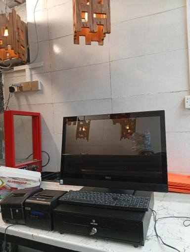 كاشير كامل دل  مع نضام سبيدو للمطاعم طابعات عدد 2  مكاني نجف الاستفسار رقم ***********2
