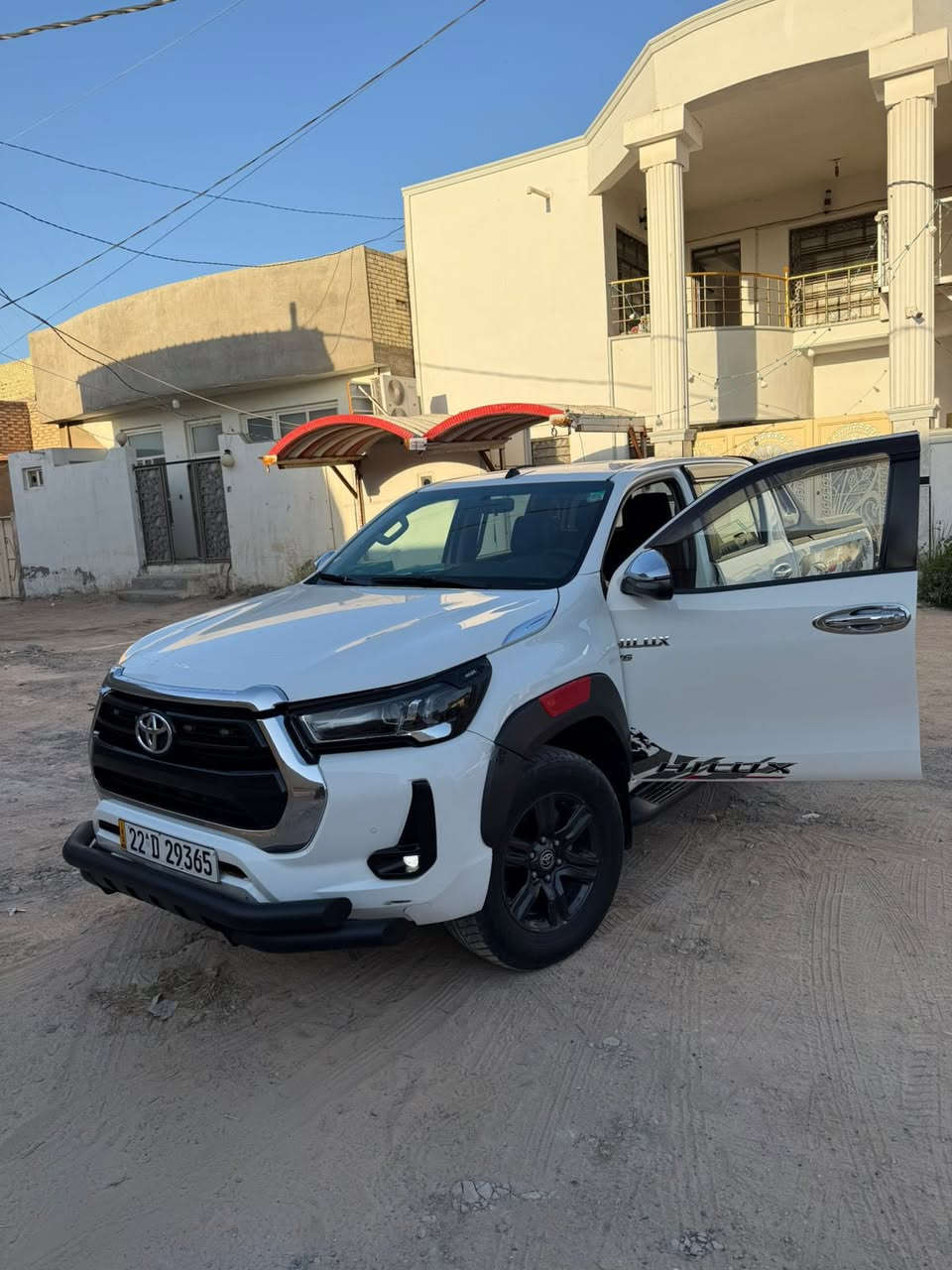 بيكم هايلوكس 2022 تي ار دي  TRD
فول مواصفات شركت ساز 
بصمه ابواب 
شاحن 
كشنات تدفئه تبريد 
قطعتين تبريد 
اشارة ترحيب 
بنيد جكات 
6سلندر 
شاشه كامره خلفيه 360درجه 
وباقي المواصفات المعروفه 
رقم اربيل باسمنه تحويل او وكاله
ماشيه 143الف 
السونار مرفق بالمنشور 
سنويه جديده لل27
السعر المطلوب 310 وبيهه مجال بسيط

***********
