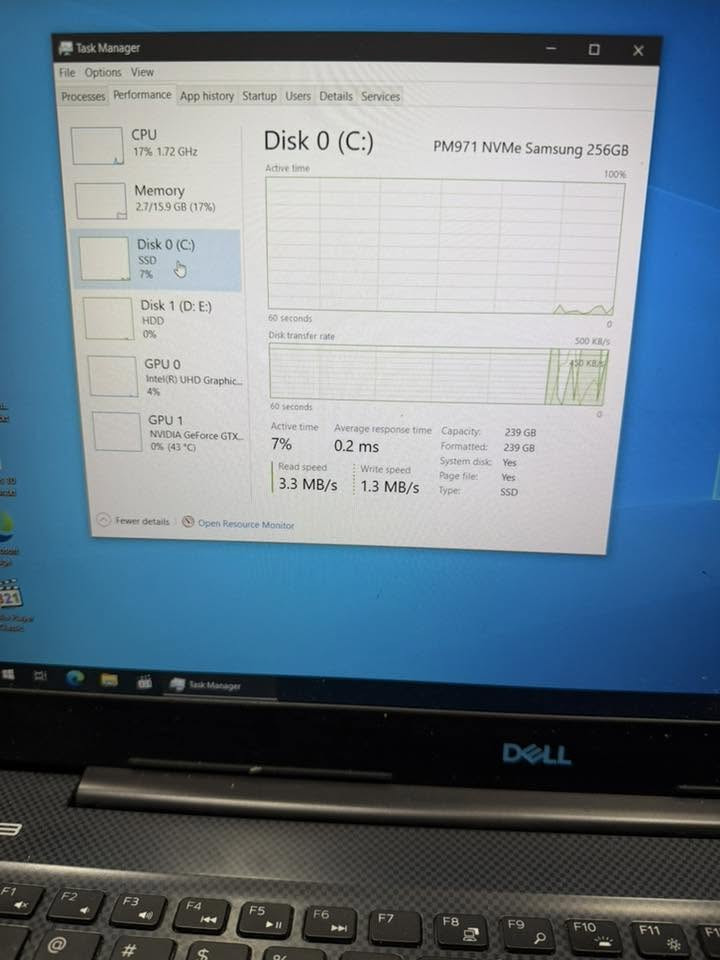 Dell G3 15

Cor I 7 8th الجيل الثامن
Storage 256 mSata SSD Samsung 256 + 1 T HDD
Ram 1*16 ddr4 قابل للتطوير
كارت الشاشة 1050ti Nvidia
 الحاسبة نظيفة ومكفولة من كلشي

الحاسبة الثانية

HP ZBook 15 G5
cor I 7 8th الجيل الثامن
Ram 1*16 ddr4 قابل للتطوير
Storage 512 ssd
كارت الشاشة  Nvidia Quadro p1000 4G

الحاسبة الثالثة

Dell 
Cor I 5 8th 
Screen 13
Ram 1*8 ddr4 
Storage 256 ssd
كارت الشاشة مدمج

لطفا من المحترمين ورجاء اصحاب الأسعار المنخفضة والكسر لا تكسر بالحلال 

رقمي للتواصل واتس أب ***********
