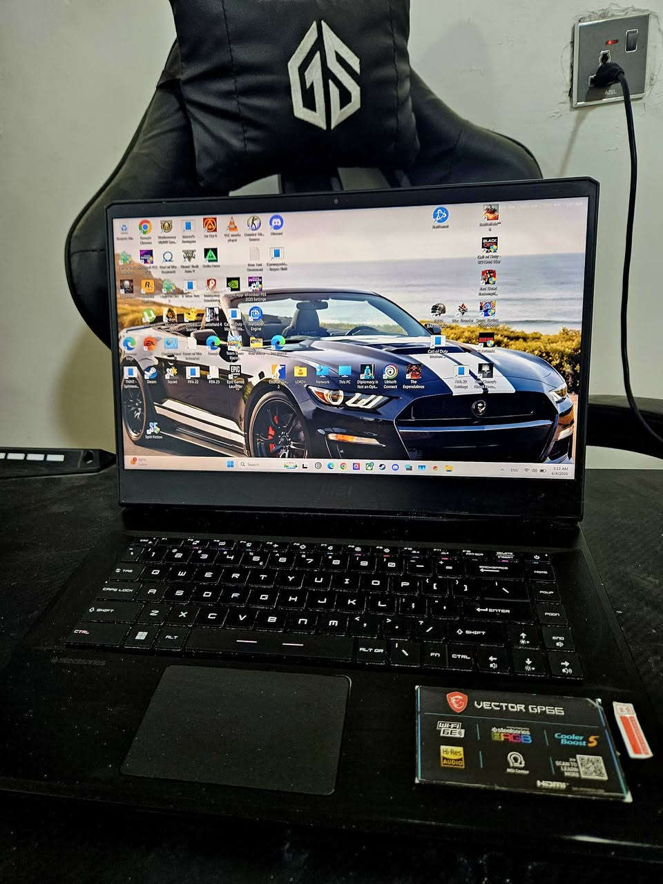 بمواصفات قوية جداً للبيع 🔥
💻 MSI Vector GP66 12UHSO ⚡ Intel Core i9-12900H (جيل 12) 🎮
 NVIDIA RTX 3080 Ti 16GB  الكارت هذا بقوة ال 4070 واقوى لان ti
🚀 RAM 32GB DDR5 💾 تخزين 1T 🔥

 مناسب للألعاب، المونتاج، التصميم، البرمجة والذكاء الاصطناعي.

✅ أداء عالي جداً ✅ كرت شاشة من الفئة العليا ✅ جاهز للاستخدام بدون أي مشاكل
يوجد توصيل لجميع المحافظات جهاز مضمون ونضيف جدا السعر مليون و ٢٥٠ الف
📩 للاستفسار والسعر مراسلة الخاص.
***********

