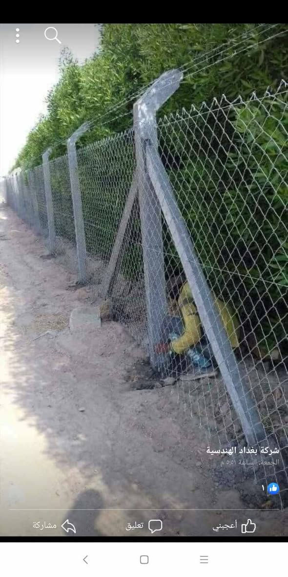 سلام عليكم عمل ونصب اسيجه بيارسي بكافت المحافضات بسعار ماسبه هاتف *********** ***********
