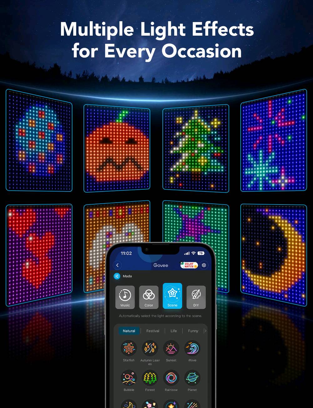 نشرة كوفي ذكيه
 تكدر تتحكم بيهه عن طريق التلفون وترسم بيهه وتخلي اي صوره واي شي يعجبك 
صايره ع شكل برده عرضها متر وطوللهه متر ونص 
الموقع كركوك
ويتوفر توصيل لجميع المحافضات