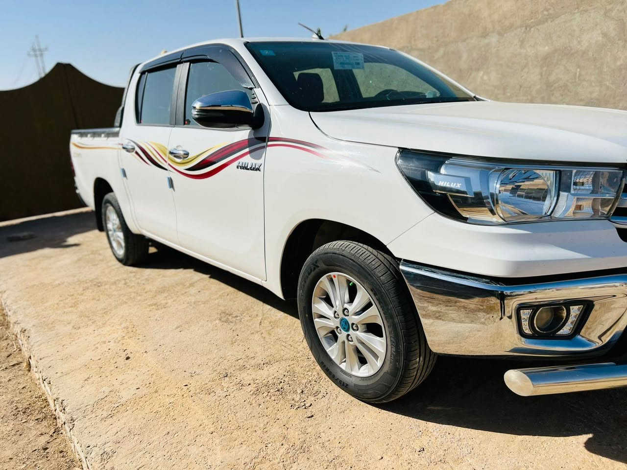 هايلوكس كويتي2021 فول مواصفات كير عادي كفاله عامه من كلشي رقم مثنى بسمي تحويل مباشر المكان السماوة  السعر  235 وبيها مجال بيع فقط ***********
