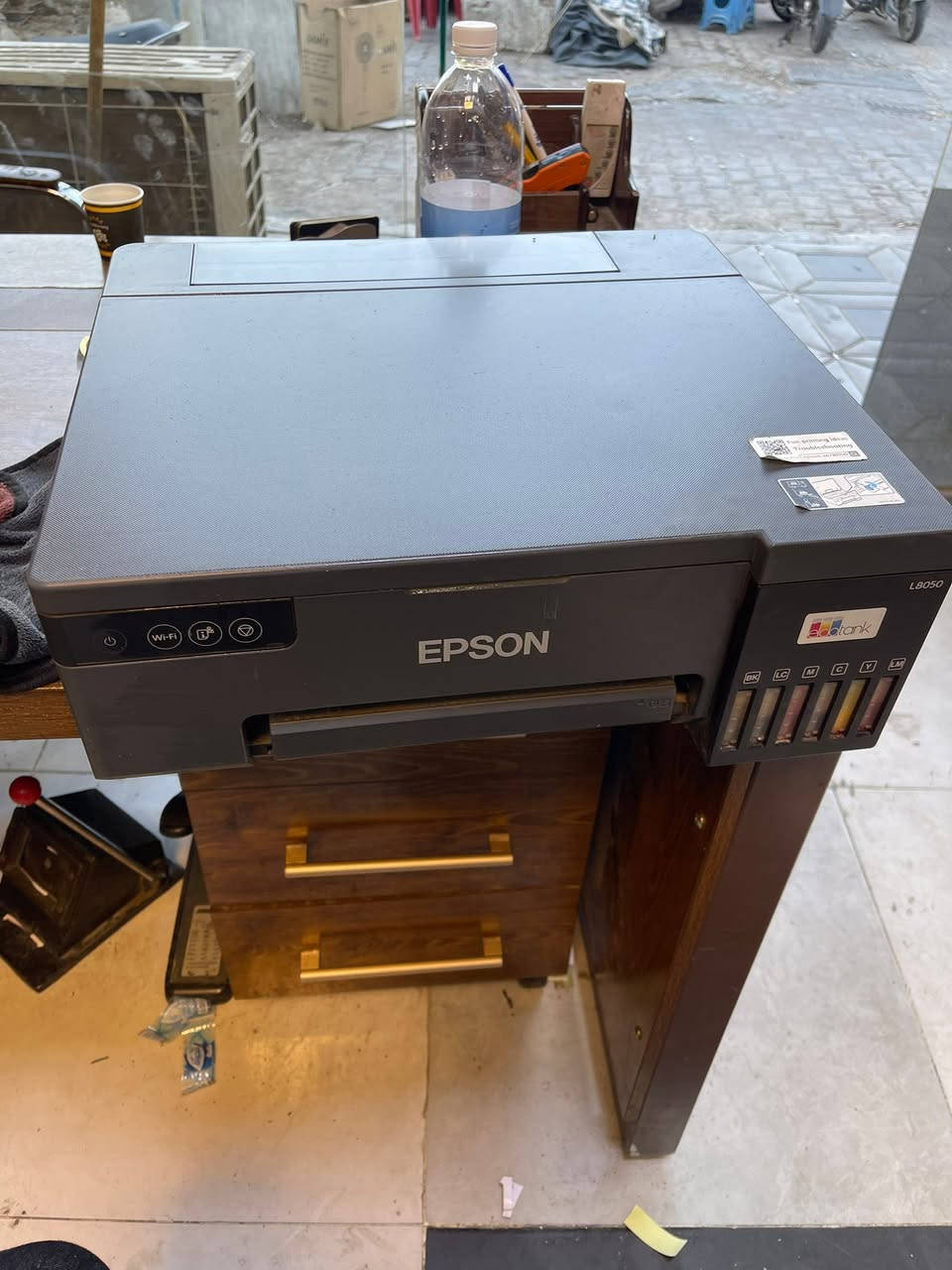 طابعة epson  L8050 للبيع
النضافة 95‎%‎ ما مستخدمة بس 4 مرات 
رايدهة ب 325 الف مكاني بلكاظمية باب الدروازة 
***********
