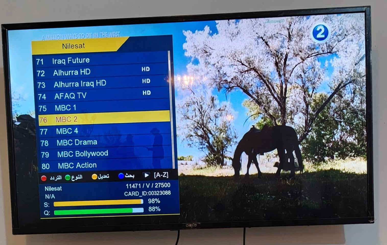 الحمد لله ، من ضمن عملنا تنصيب مدار النايلسات 7° غرباً مع إلتقاط كافة قنوات و باقات المدار المتنوعة منها : الدينية _ الرياضية _ الوثائقية _ الأخبارية _ مسلسلات عربية و عراقية _ أفلام كارتون _ أفلام عالمية 📡🛰️

( تنصيب طبق حجم 85cm + إلتقاط كافة الترددات )

العنوان :ديوانيه -مركز-حي الفرات
( تنصيب طبق حجم 85cm + بحث شامل للستلايت )

للتنصيب يمكنكم التواصل عبر 
الهاتف :***********
واتساب :***********
