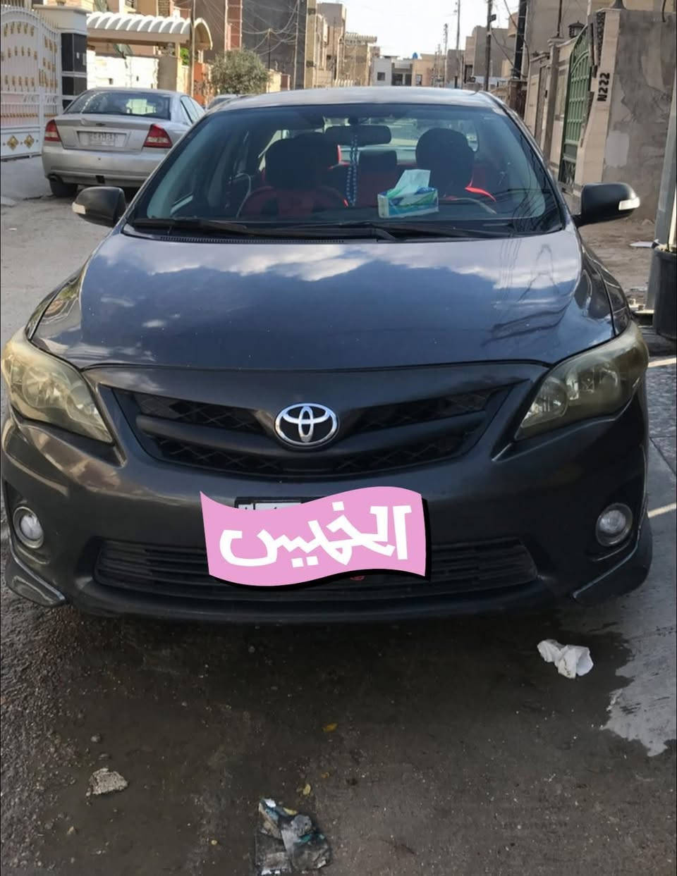 السلام عليكم سيارة كورلا موديل ٢٠١٠ رقم بغداد
السيارة بلادية وارد امريكي بدون لغد وبدون شواصي ولا دواخل ضربتها خفيفة جاملغ السيارة جدا نظيفة 
الصبغ صفحة وحدة جلاتين تلميع 
المكان بغداد السيدية
السعر ١٠٤ وبيها مجال بسيط
الرقم ***********
