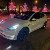 تسلا Y دبل ماطور للبيع 2023  ماشيه 38  بدون اي نقص  الصبغ جاملغ امامي ...