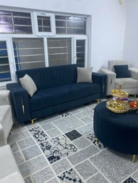 كنب ١٢ نفر • طاولة وياها • نظيفه