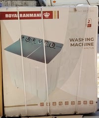 غسالة رويل رحماني حوضين غسل وتنشيف بحجم 30 كيلو نوعية ممتازة وبسعر منا...