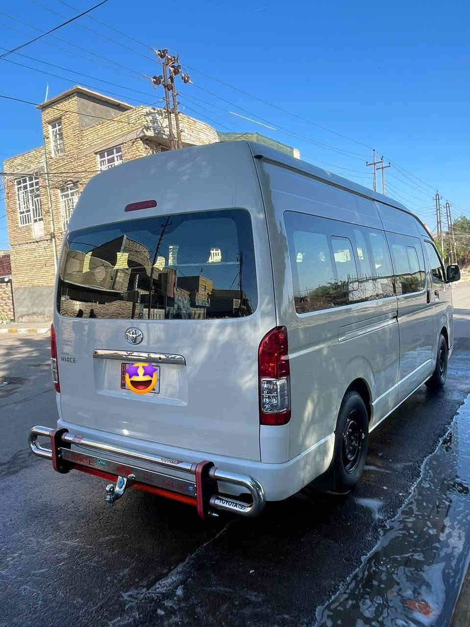 سلام عليكم تويوتا هايس 2025 بانزين كفاله من الزلغ دوشمه عامه جاهزه للخير رقم اربيل تحويل مباشر *********** مكاني بغداد
