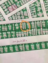 قطعة أرض للبيع في هور رجب مجمع البصمة السكني المربع الأول بظهر التجاري...