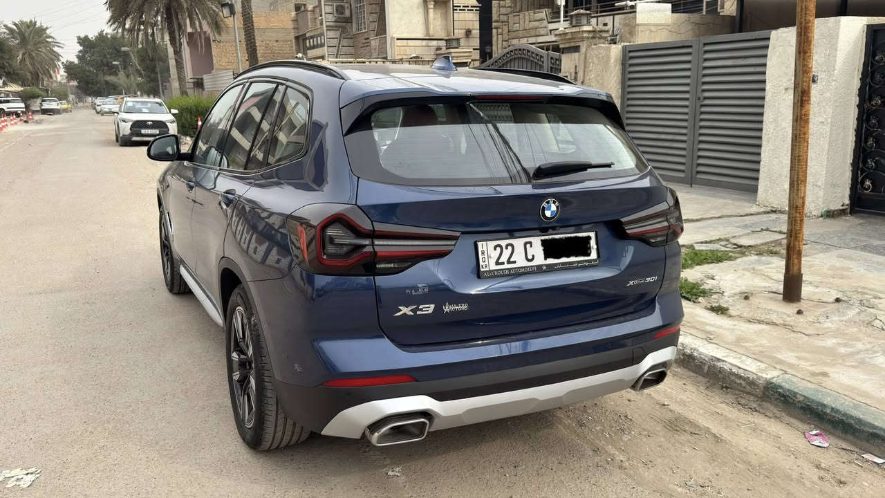 السلام عليكم
X3 2022 وكالة العروش BMW
ماشيه 29 الف كم 
السعر 36$ الف 
رقم اربيل مكان السيارة بغداد 
***********
