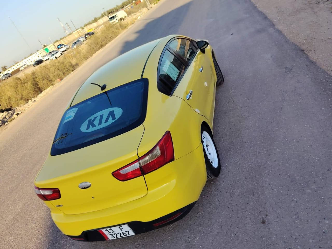 السلام عليكم للبيع ريو موديل 2013رقم بغداد انكليزي سنويه 2030مصفره هيه هيه وغرامات السياره جاهزه كير ومحرك كفاله تخم تأير جديد حداديه جديده السياره جاهزه ماناقصها برغي  ليبل واحد السياره محرك 1600 مكان بابل كورنيش
السعر.  75وبيها مجال 
اللاستفسار ***********
***********
