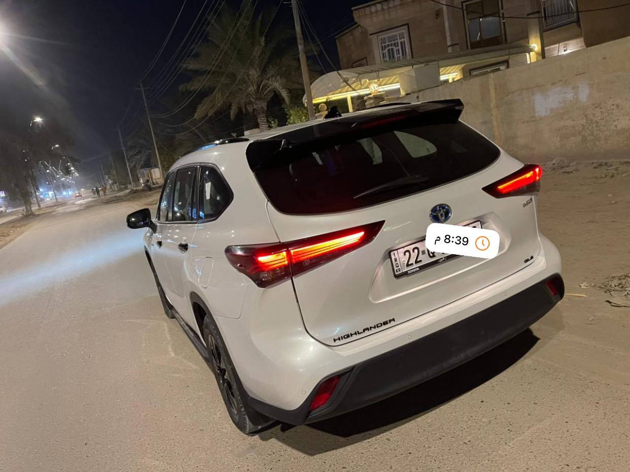 سلام عليكم ورحمة الله وبركاته
هايلندر خليجي هايبرد موديل 2024 بلاك أدشّن 

رقم اربيل باسمي تحويل مباشر

ضمان شركة ساس صيانه مجانية 40 الف 

والبطارية 8 سنوات 

السيارة اليوم بدلت دهن بالشركة التبديلية ال5 مجانيه

 وبعد بيع 3 تبديلات بكل فروع ساس ماشيه حالياً 24 الف 

سياره مواصفات فتحه صندوق كهرباء كرسي كهرباء بصمة سبعه راكب ويل اسود يدات سود حمالات سود باقي مواصفات معروفه مكفوله كفاله عامه من كلشي عدى بارد شبر يم قبغ البانزين وباقي السيارة كفالة عامه

السعر المطلوب 365 $ بيه مجال بسيط استفسار اتصال 

***********
