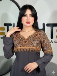 دشداشة • كشمير • تطريز غباني