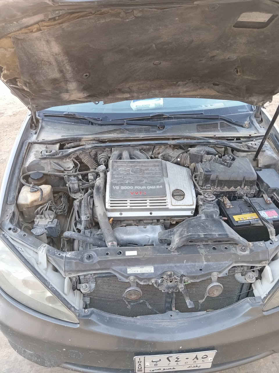 السلام عليكم للبيع كامري موديل 2005 وارد امريكي 6 سلندر صبغ عام جماليه كير محرك صدر كله تمام  رقم بغداد تحويل مباشر مكاني صلاح الدين سامراء السعر 85 وبيها مجال ***********
