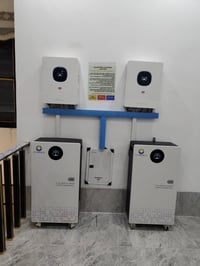 منظومة طاقة شمسية • لوح لونجي 650واط • بطاريات ليثيوم 15كيلو