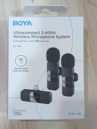 مجموعة من نك مايك ماركة boya العالمية BOYA BY-V10 مايك مفرد Type-c (مت...