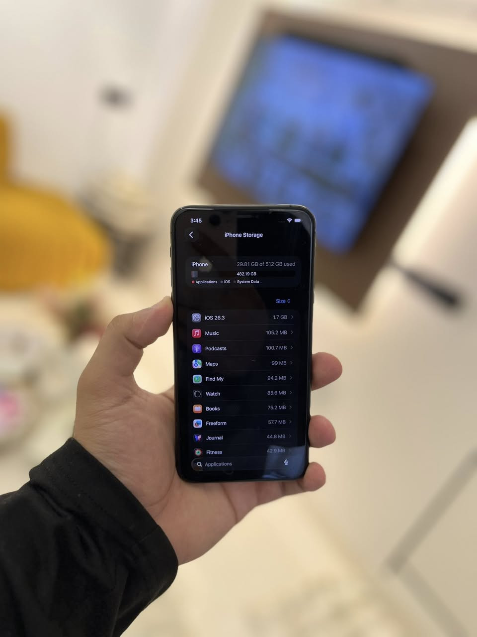 ايفون ١١ برو ماكس. شرق اوسط

مبدل شاشه اصلي من ابل. بالصوره ومبين 
وبطاريه اصليه لكن متقره قطعه من ابل 

لون زيتوني 
ذاكره 512 انتبه هذا مو ٢٥٦ 

كارتونه ويا وكيبل اصلي 

السعر ٣٠٠ 

المكان بغداد


**إذا كنت صاحب هذا الإعلان وتريد حذفه لأي سبب، رجاءا أرسل رسالة إلى الدعم الفني**