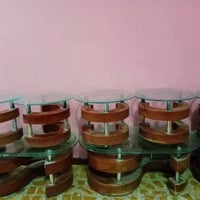 طقم طاولات • زجاج سليم • بابل