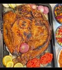 سمك مشوي • تمن احمر • سمك • مطعم الدورة • توصيل بغداد • وجبات جاهزة • ...