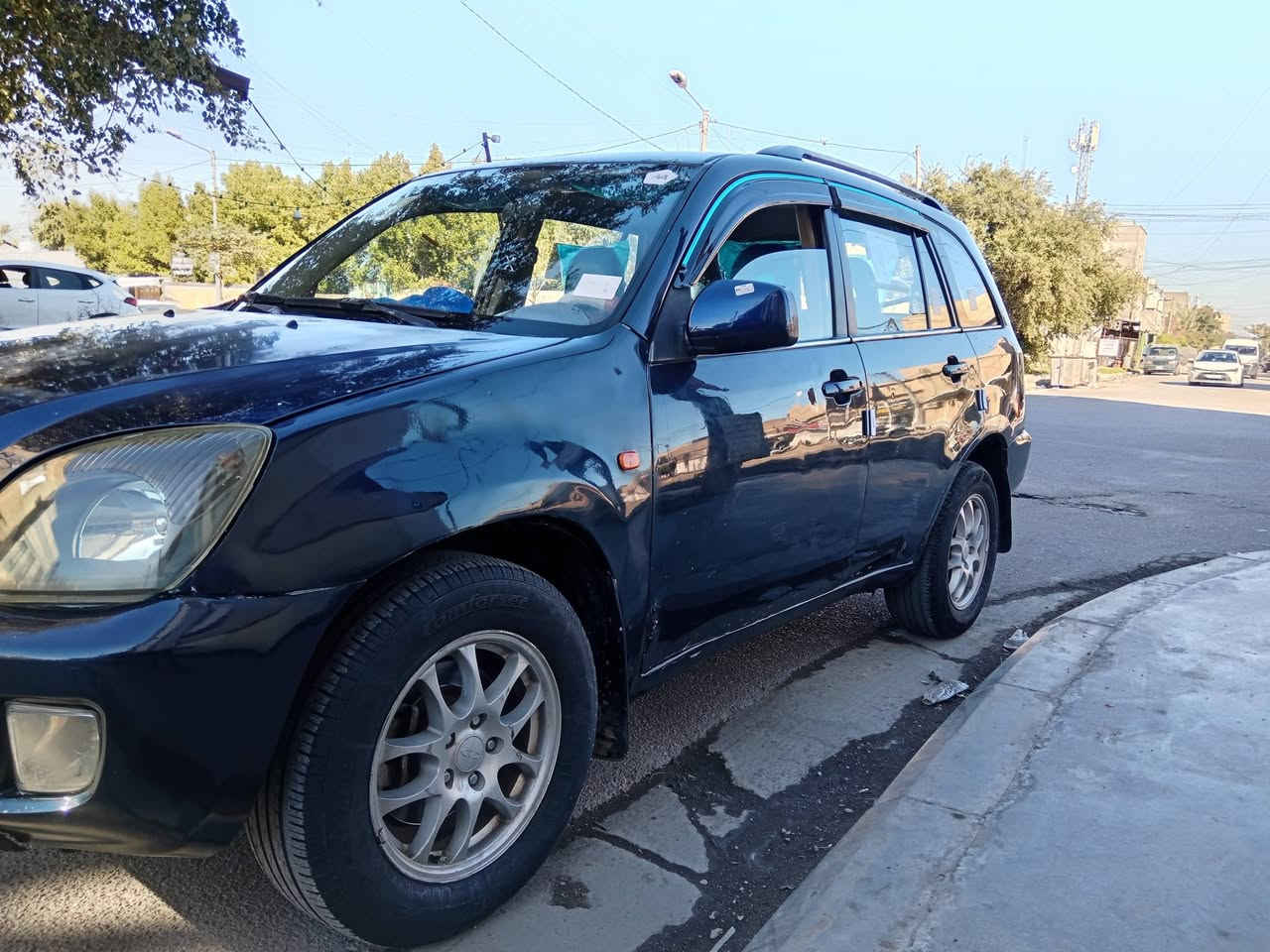 السلام عليكم تيكو ٢٠١١ ميكانيك مكينه وكير خير من الله كهربئيات شغاله تخم تاير صدر جديد غرفه حلوه مشروع سياره جاهزه مصبوغه حزام جماليه بدون ضربه سياره ترايهه حلو عضمتهه حلوه سنترلوك شاشه كامره السعر ٤٤مكان السياره بغداد الاتصال ***********
