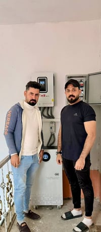 طاقة شمسية • نصب منظومة ١٥ أمبير • الخالص سعديةالشط