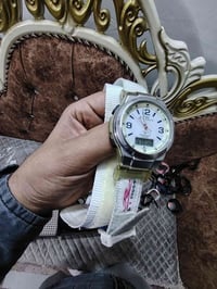 ساعة كيو كيو ياباني  دبل تايم +دبل سير  (مكينة مايوتا) سير كتان السعر ...